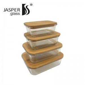 Multifunctional heat-resistant food container food grade transparent can be customized