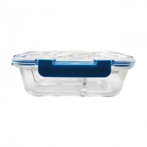 Hot Promotion Different Capacity Glass Lunch Box Compartment With Lid