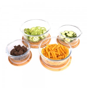 Multifunctional heat-resistant food container food grade transparent can be customized