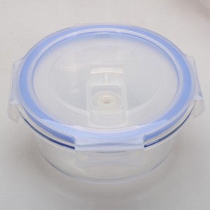 borosilicate glass lunch box / glass fridge containers / food storage oven safe with vent