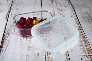 Microwave Heatable Heat-resistant High Borosilicate Glass Food Container Sealed And Leak-proof